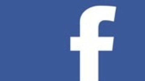 Blaues Quadrat mit einem weißen, kleinen Buchstaben „f“ in der Mitte.